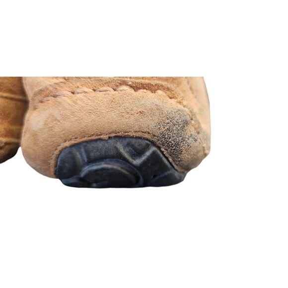 UGG Slippers Mens 12 Brown Ascot Suede Leather Upper Sherpa Shoes Australia main image 8